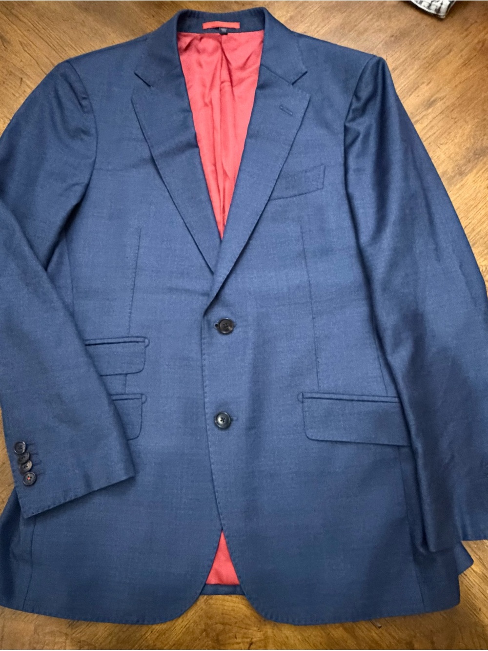 Suitsupply Vitale Barberis Canonico Navy Blue Blazer – EU 48 / US 38
